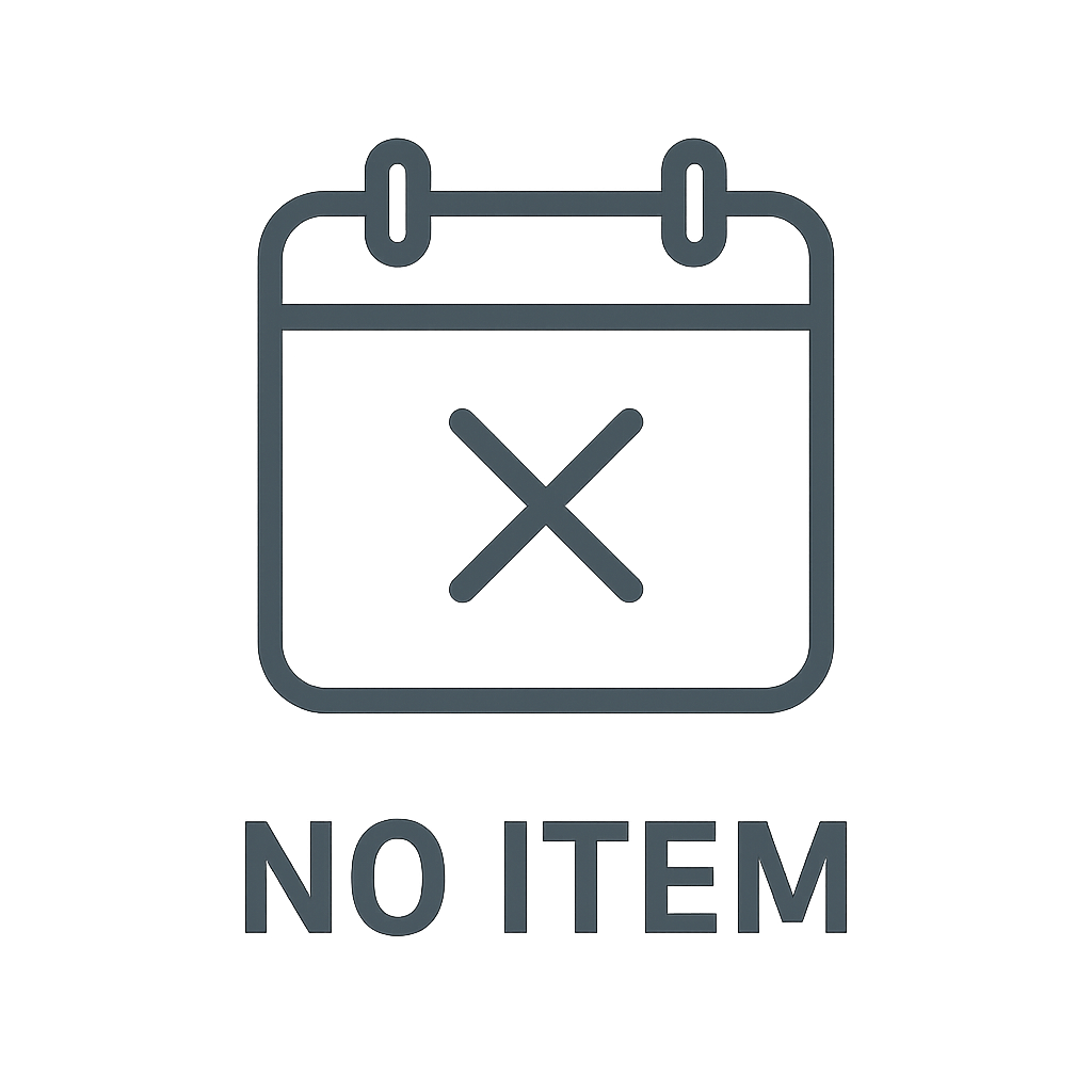 No items